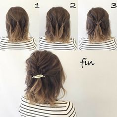 . Updos Prom, Loose Updo, Hairstyles Ponytail, Peinados Fáciles Para Cabello Corto, Penteado Cabelo Curto, Short Hair Updo, Prom Hairstyles, Half Up Hair, Loose Hairstyles