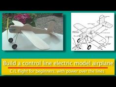 a model airplane is shown with instructions on how to build it