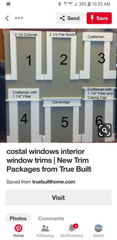 the screen shot shows an image of windows and doors with numbers on them, which are numbered