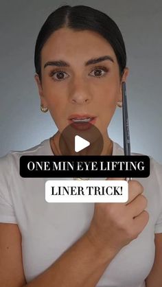 Eye Makeup Lift Eyes, Makeup For Downturned Eyes Tutorials, How To Make Eyes Look Less Tired, 5 Minute Eye Makeup, Makeup To Lift Eyes, Eye Makeup For Wrinkled Eyelids, Droopy Eyes Eyeliner, Droopy Eyelids Makeup