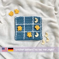 crochet pattern tic tac toe, night?