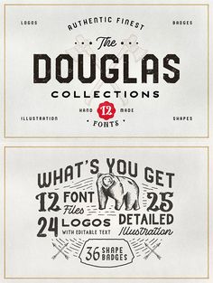 two logos for the douglas collection