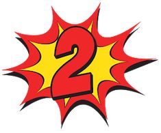 the number twenty two is shown in red and yellow