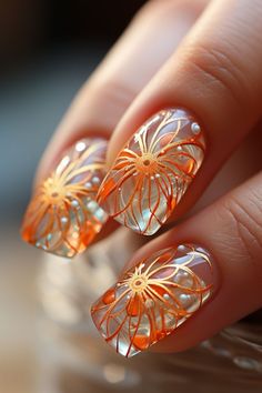 Floral Manicure, Smink Inspiration, Her Nails, Pretty Nail Art Designs, Makijaż Smokey Eye, Pretty Nail Art, Beautiful Nail Art, Nail Inspiration, Funky Nails