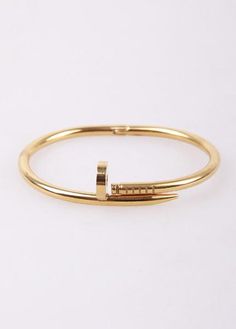 Classic design bracelet that goes well with your outfit. Elegant Everyday Gold-tone Bangle, Trendy Metal Bracelets With Tarnish Resistance, Trendy Metal Bracelets Tarnish Resistant, Trendy Gold Cuff Bracelet For Fashion, Gold Plated Bracelets With Gold Clasp, Modern Gold Clasp Bangle Jewelry, Modern Bangle Jewelry With Gold Clasp, Elegant Gold-plated Jewelry With Gold Clasp, Modern Bangle With Gold Clasp