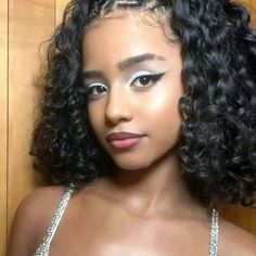 Bambi Pretty, Tyla Concert, 3b Hair Type, Deer Pretty, 3b Hair, S Curl, Black Femininity, Aesthetic Outfit Ideas, Curly Girl Hairstyles