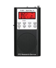 the itc research device is black and has red numbers on its display, as well as an alarm clock