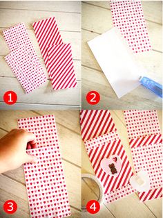 how to make an envelope out of wrapping paper