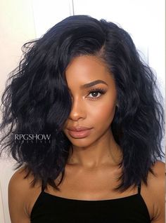 Quickweave Hairstyles For Black Women, Layered Side Part, 90s Hairstyles Short, Color Natural Hair, Hair Bobs, Nice Hairstyles, Cut Life, Haute Hair, Real Hair Wigs