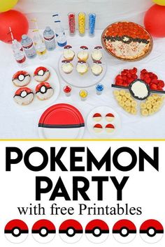 a pokemon party with free printables