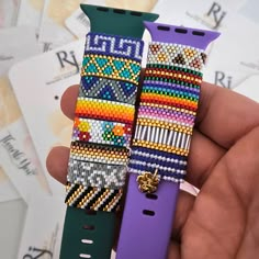 Handmade Beaded Band for 20mm Smartwatch Straps: Summer's Hottest Accessory! Get ready to make your summer vibrant and stylish with our exclusive collection of handmade beaded bands for your smartwatch straps. Crafted with meticulous care using premium Japanese beads, these straps offer a stunning array of color combinations and patterns, ensuring that your smartwatch stands out as a true fashion statement. Why Our Beaded Straps are a Must-Have: Handmade Excellence:  Each strap is meticulously h Handmade Multicolor Watch Bands As A Gift, Bead Watch Strap, Seed Bead Apple Watch Band, Beaded Bracelets For Samsung Watch, Bohemian Beaded Adjustable Watch Bands, Adjustable Multicolor Bracelet Strap Watch Bands, Adjustable Multicolor Bracelet Strap Apple Watch Band, Bestie Gifts, Minimal Jewelry