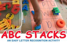 an easy letter recognition activity for toddlers to practice abc and w is for letters