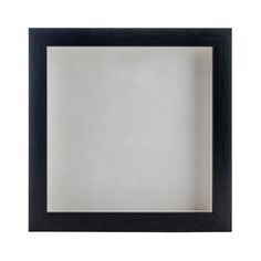 an empty black frame on a white background