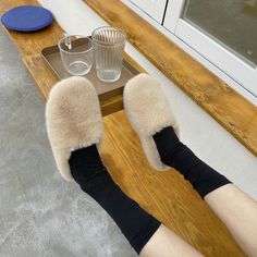 LBSFY - Women Winter Fur Slippers Solid Warm Furry Mules Cold Resistence Cotton Shoes Female Cozy Closed Toe Shearling Slides M SIZE TIP: - Our US size is not standard US size.- Please choose the size according to your foot length.HOW TO MEASURE Foot Length: SIZE LIST Foot length 22.5(cm) = Euro 35 = You should choose USA 5Foot length 23.0(cm) = Euro 36 = You should choose USA 6Foot length 23.5(cm) = Euro 37= You should choose USA 6.5Foot length 24.0(cm) = Euro 38 = You should choose USA 7.5Foot length 24.5(cm) = Euro 39 = You should choose USA 8.5Foot length 25.0(cm) = Euro 40 = You should choose USA 9Foot length 25.5(cm) = Euro 41 = You should choose USA 9.5 Fur Slippers, How To Measure, Fashion Sandals, Mary Janes, Casual Fashion, Slippers, Women Shoes