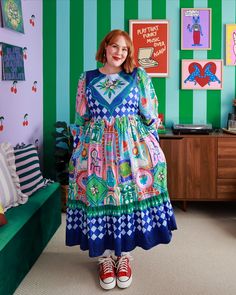 This @gormanclothing dress has my heart 💘🦋🌈🌸 P.s it’s currently on sale 🤗 (Kindly gifted) Play Closet, Quirky Fashion, Patchwork Dress, Sweet Style, Colourful Outfits, Art Clothes, Sewing Inspiration, Colorful Fashion, Fashion Ideas