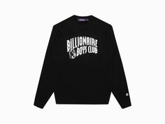 Tattoo Clothing, Billionaire Boy, College Sweatshirt, Black Sweatshirt, Billionaire Boys Club, Club Outfits, Hidden Gems, Adidas Jacket, Shirt Design