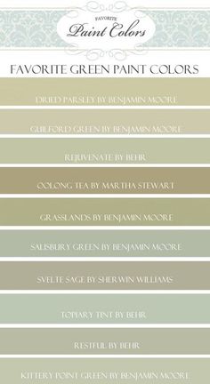 the different shades of paint that are available in this color scheme for furniture and home decor