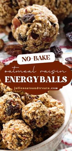 Want an easy Christmas dessert? Try this No Bake Oatmeal Raisin Energy Balls Recipe! These energy bites are packed with wholesome goodness. Pin these healthy and homemade Christmas cookies! Oatmeal Raisin Energy Balls, Raisin Energy Balls, Jojo Recipe, Oatmeal Raisin Bars, Homemade Christmas Cookies, No Bake Oatmeal, Easy Christmas Dessert, Energy Balls Recipe, Pressure Cooker Recipes Chicken