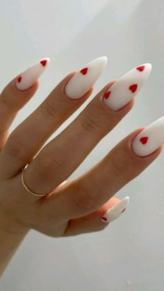 Nails Astethic, Diy Valentine's Nails, Goth Nails, Taehyung Fanart, Glamorous Nails, Red Nail, Kwanzaa