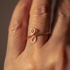 Open Loop Wire Gold Ring, Handmade 14k Gold Ring, Stacking gold ring, Promise Gold Ring, Birthday Gift for her, Mother's day gift -Handmade in 925 Sterling Silver *Band Thickness - 1.2mm  -We have each and every size available, as it's made for you -We use 100% recycled metal for making jewelry -Our Processing time is 1-2 days but we mentioned a day extra for little security. -If you live in USA you will get your item in 5-12 days. and for rest of the world its 5-17 days -Customers can also ask Handmade Rings In Recycled Gold For Gifts, Handmade Infinity Rings For Anniversary, Handmade Minimalist Infinity Rings, Minimalist Handmade Infinity Rings, Gold 14k Gold-filled Rings For Gift, Gold Sterling Silver Stackable Rings As Gift, Gold 14k Gold Filled Rings For Gift, Gold Rings 14k Gold Filled Gift, 14k Gold Filled Open Midi Rings As Gift