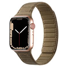 PRICES MAY VARY. HIGHEST QUALITY FULL GRAIN LEATHER These bands for Apple Watch are 100% leather. Some of the colors are natural rustic leather and some colors have an embossed protective coating. POWERFUL MAGNETIC CONNECTIONS Like INI's designs in the past, these Apple Watch straps have overlapping magnetic sides. The magnets have been updated to N52 grade magnets from previous versions that gives them up to 20 pounds of lateral force. Your watch is in good hands. APPLE WATCH BANDS AS PERFECT A Apple Watch Nike, Leather Watch Strap, Apple Watch Strap, Apple Watch Series, Classic Leather, Apple Watch Bands, Full Grain Leather, Smart Watch, Keep It Cleaner