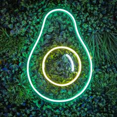 Crazy Avocado - LED neon sign - yellowpop Avocado Stuff, Neon Artwork, Slytherin Aesthetic, Personalized Neon Signs, Acrylic Board, Green Led, Neon Glow, Stay Inspired, How To Get Warm