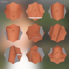 an image of different angles of skin