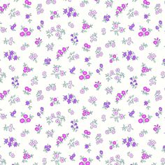 a white background with pink and purple flowers