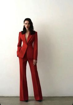 Jumpsuit Outfits, Celebrities Fashion, Chique Outfits, Red Suit