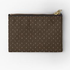 Looking for a zipper pouch to carry your makeup, pencils, phone, cards, change, or school supplies? This pouch is available in three sizes. Ditsy Print