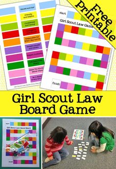 Girl Scouts Games, Girl Scout Camp, Scout Law, Scout Games, Rainbow Ideas, Camp Games, Brownie Scouts