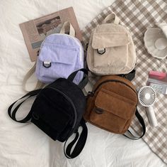 cute mini backpack Small Backpacks, Sling Bag Mini, Small Sling Bag, Kawaii Backpack, Women Backpack Travel, Simple Backpack, Mini Mochila, Small Shoulder Bags