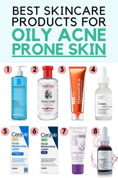 Acne Prone Skin Care Routine, Oily Acne Prone Skin, The Best Skin Care Products, Acne Prone Skin Care, Oily Skin Care Routine, Best Skin Care Products, The Best Skin Care