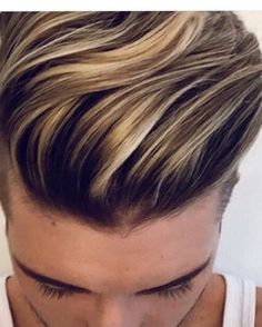 Men Hair Color Highlights, Hairstyle Mens, Mens Medium Length Hairstyles, Mens Hair Colour, Haircut Men, Men Hair Color, Mens Hair, Corte De Cabelo Masculino, Trendy Hair Color