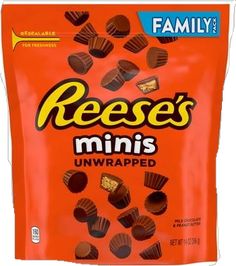 reese's minis unwrapped chocolate candy