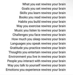 Rewire Your Brain, Brain Book, Integrative Nutrition, Get My Life Together, Note To Self Quotes, Mental And Emotional Health, Self Quotes, Brain Health, Your Brain