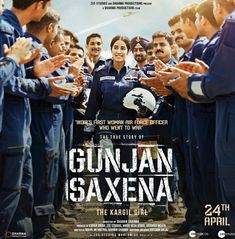 the poster for gunjaan saxena