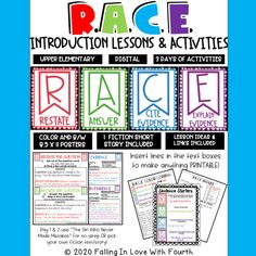 an interactive lesson on race, including instructions and activities for students to practice their writing skills