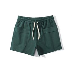 Trendy Athletic Shorts With Built-in Shorts For Leisure, Cotton Cargo Shorts For Summer, Green Above Knee Bottoms With Built-in Shorts, Summer Above Knee Shorts With Built-in Shorts, Leisure Knee-length Bottoms With Built-in Shorts, Trendy Summer Cargo Shorts, Trendy Summer Shorts With Side Pockets, Trendy High-waisted Cotton Bermuda Shorts, Summer Loungewear Athletic Knee-length Shorts