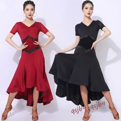 Waltz Tango Modern Dance Performance Dress Color: Black,Wine Red Womens Size: S M L XL XXL Dance style: Waltz,Tango,Quickstep Note: 2-3cm errors in measurements S: Length 124cm,Bust 74-80cm,Waist 68-72cm M: Length 124cm,Bust 80-85cm,Waist 72-76cm L: Length 124cm,Bust 85-90cm,Waist 76-80cm XL: Length 124cm,Bust 90-95cm,Waist 80-84cm XXL: Length 124cm,Bust 95-100cm,Waist 84-88cm Payment Method:  Please pay for it with Paypal Shipping: I ship it to US with Standard Speedpak Contact with me:&nb Fox Trot, Dance Style, Quickstep, Tango Dress, Performance Dresses, Modern Dance, Dance Fashion, Dance Performance, Waltz