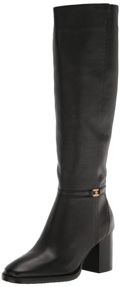 PRICES MAY VARY. Sam Edelman Elsy Knee High Boot We can't stop dreaming about the Elsy's, a pair of boots that offer height in every way; The block heel keeps you stable while you walk through your day Block Heel Black Leather Over The Knee Boots, High Boots With Dress, Saint Laurent Boots, Leather Over The Knee Boots, Stop Dreaming, Ankle Bootie, The Block, Dress With Boots, Over The Knee Boots