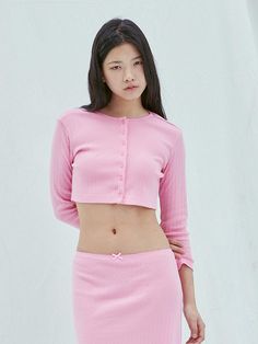 Composition : COTTON 100%Color : PinkCountry of Origin : KOREA Chill Clothes, Chill Outfits, Pink Cardigan, Lingerie Sleepwear, Soul Food, Fashion Inspo, Composition, Lingerie, Pure Products