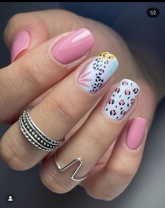 Cute Spring Nail Ideas, Spring Nail Ideas, Summer Nails 2023, Girls Nail Designs, Unghie Nail Art, Nails Art Designs, Gel Nail Art Designs, Nails Today, Nail Art Designs Summer