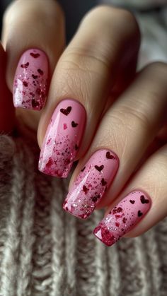 Immerse yourself in romance with these dreamy Pink Valentine Nail Designs for 2025! Let your nails shine with love-inspired styles. 💅💕 #NailArt #ValentineNails Valentine Inspired Nails, Pink Valentine Nails, Valentine Nail, Nails Love, Romantic Nails, Valentine Nails, Nail Designs Valentines, Inspired Nails, Love Note