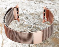 Apple Watch Bezel Cover Rose Gold With Lab Diamonds Metal Case | Etsy Nike Rose Gold, Apple Watch Bands For Women, Handmade Watch Bands, Apple Watch Fashion, Apple Watch Sizes, Apple Band, Apple Watch 1