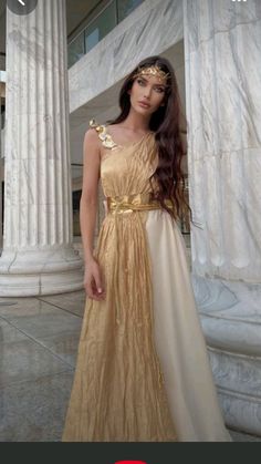 Greek Goddess Fashion Show, Tulle Goddess Dress, Roman Goddess Outfit, Greek Dress Up, Goddess Party Theme Outfit, Greek Goddess Quinceanera, Greek Goddess Style Dress, Greek Themed Outfits, Greek Costumes Goddess