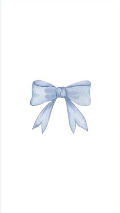 a blue bow on a white background