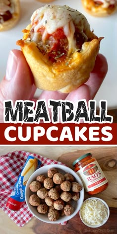 meatball cupcakes are an easy appetizer that everyone will love to make