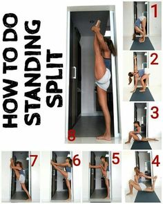 the instructions for how to do squats in an open space with pictures on it