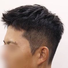 Korean Guy Hairstyle Short, Mens Haircuts Short Asian, Asian Hair Men Short, Short Mens Haircut Korean, Asian Men Buzzcut Fade, Split Haircut Men, Short Asian Men Hair, Short Clean Haircuts For Men